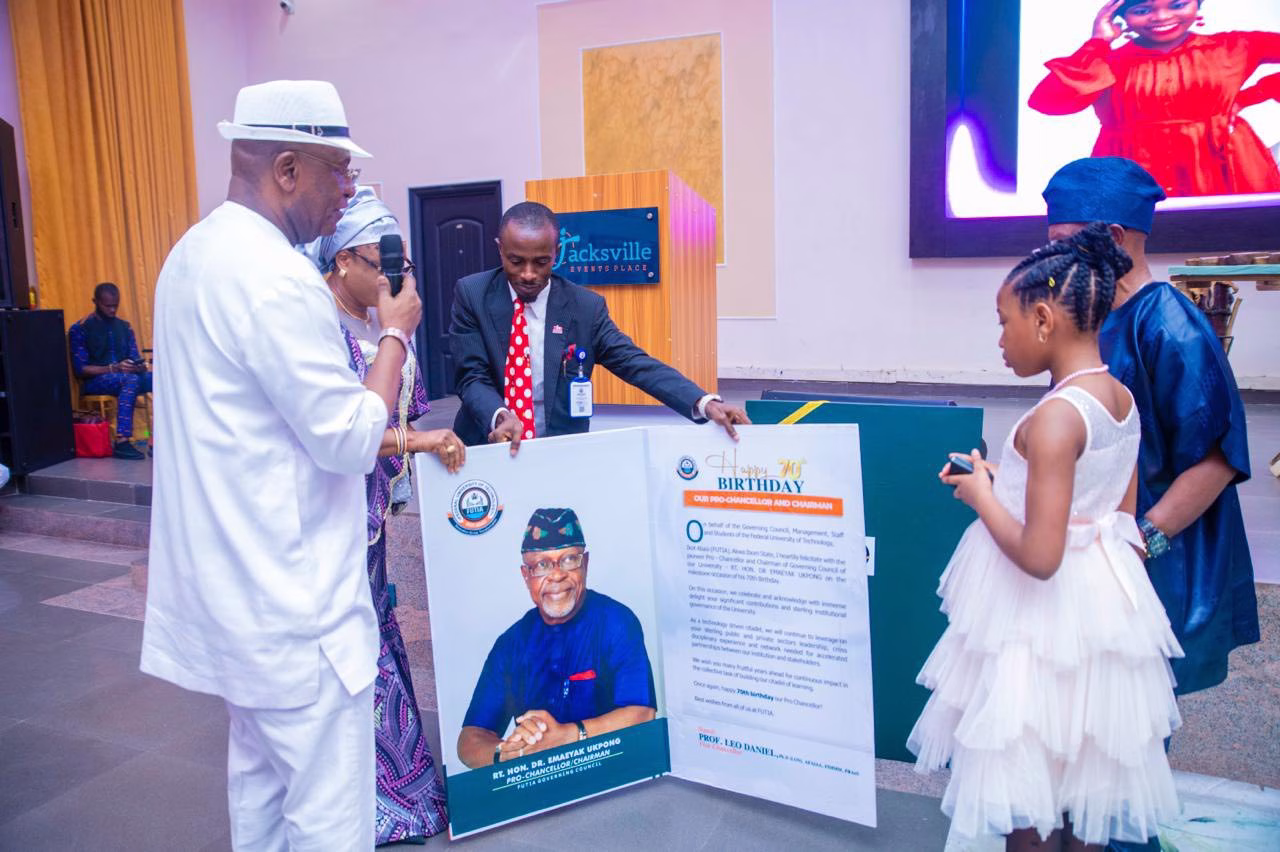 The event equally featured the presentation of a book written by the Celebrant, Dr Emaeyak Ukpong titled: “My Moments with Fate”.